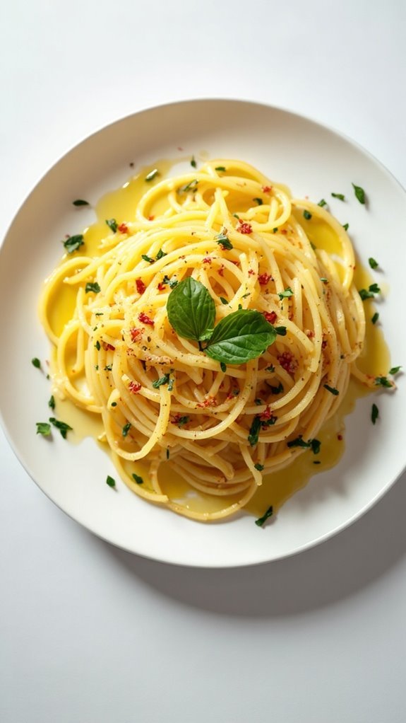 garlic olive oil pasta