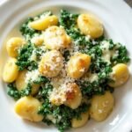 cheesy spinach gnocchi bake