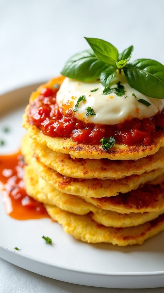 grilled polenta with marinara