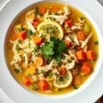 lemon chicken orzo soup