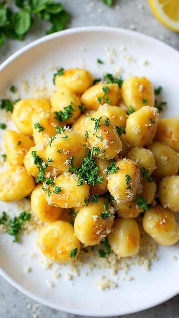 Lemon Garlic Butter Gnocchi
