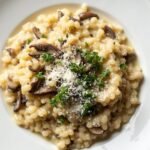 mushroom truffle creamy risotto
