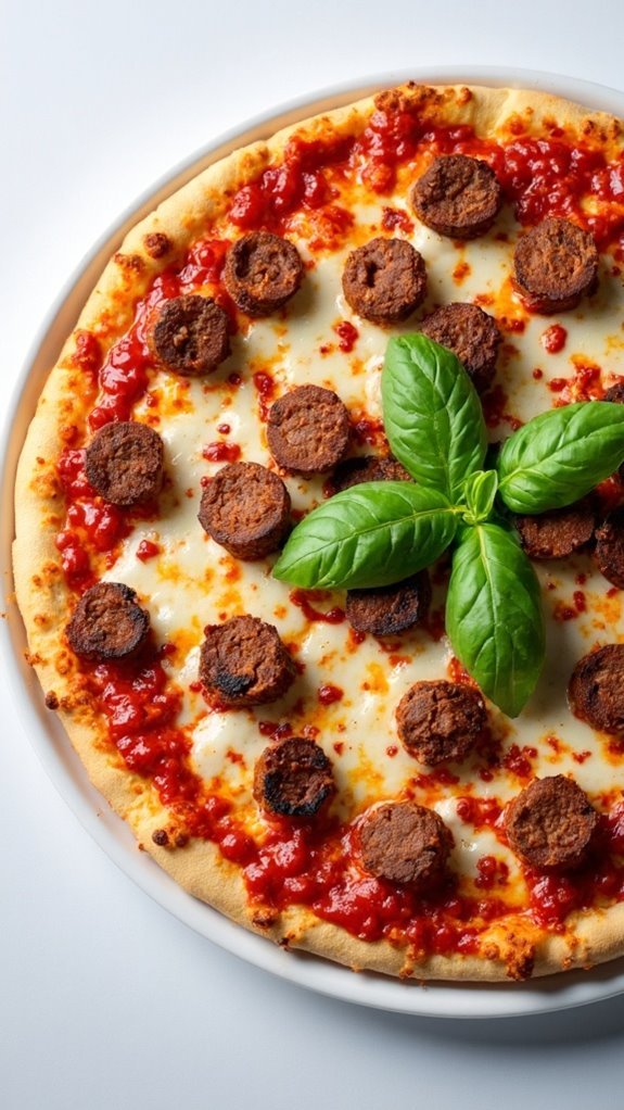 savory sausage pizza delight