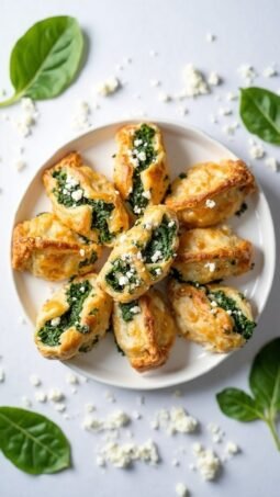 savory spinach feta pastry